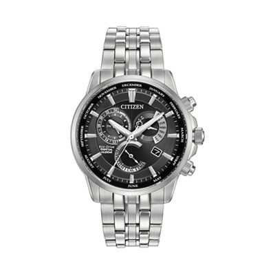 Men's stainless steel perpetual calendar bracelet watch bl8140-55e